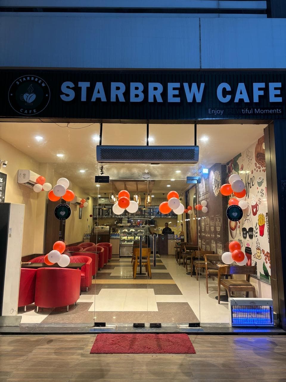 StarBrew Cafe entrance